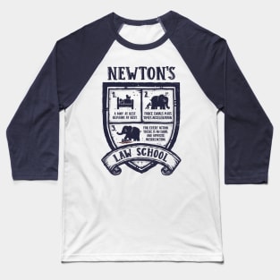 Newton's Law School Baseball T-Shirt